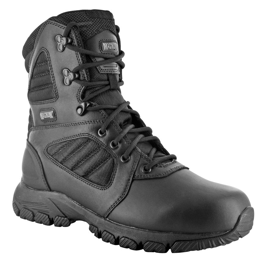 Bota de trabajo Magnum Lynx 8.0 en piel y nylon con suela antideslizante y dibujo de taco