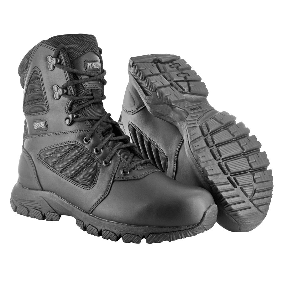 Bota de trabajo Magnum Lynx 8.0 en piel y nylon con suela antideslizante y dibujo de taco