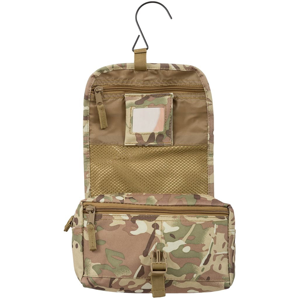 Bolsa COMBAT WASH grande para artículos de higiene, compacta y fácil de transportar, ideal para viajes