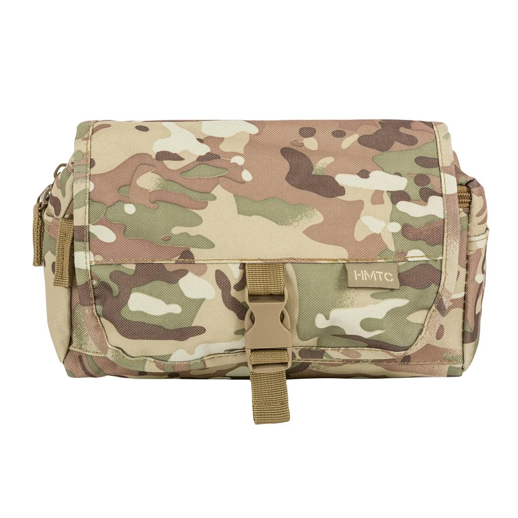 Bolsa COMBAT WASH grande para artículos de higiene, compacta y fácil de transportar, ideal para viajes