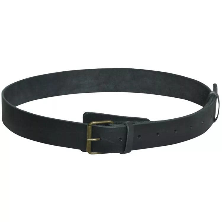 Cinturón TAS negro de cuero compuesto, ancho aprox. 3,8 cm
