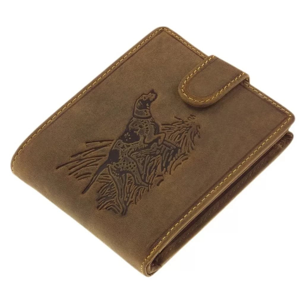 Cartera de piel GreenDeed con motivo de perro