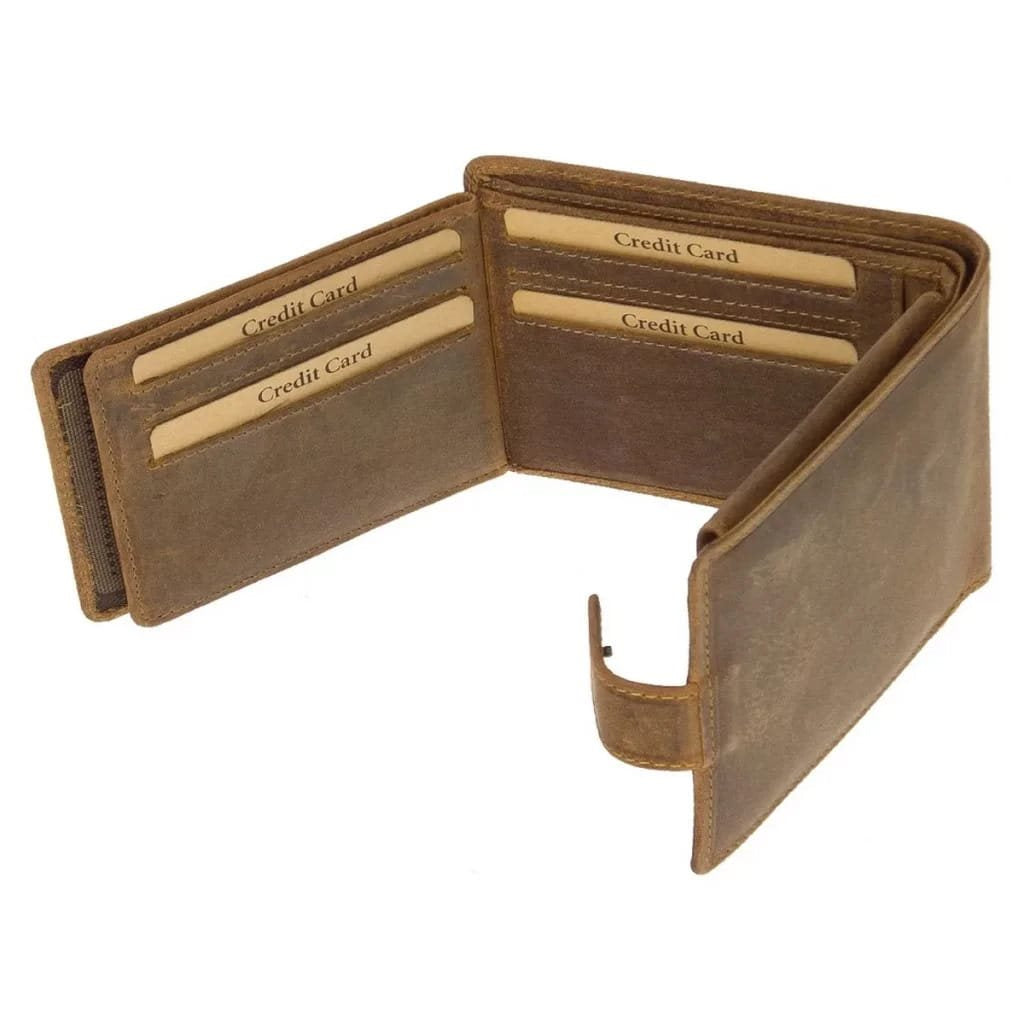 Cartera de cuero GreenDeed JELEN con motivo de ciervo en caja de regalo