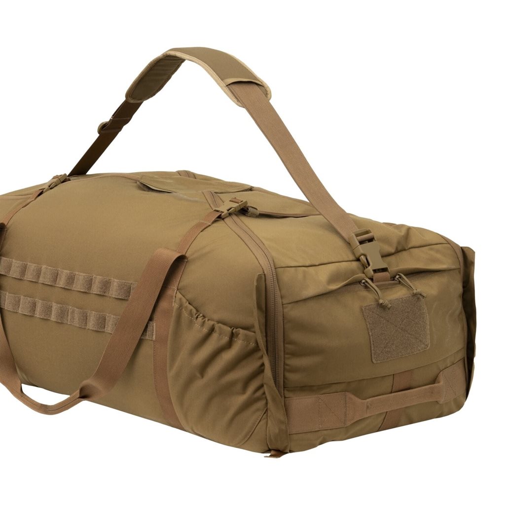 Taška ALIEN negra de nylon Cordura con apertura de cuatro cremalleras diagonales