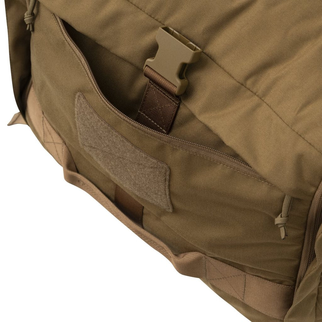 Taška ALIEN negra de nylon Cordura con apertura de cuatro cremalleras diagonales