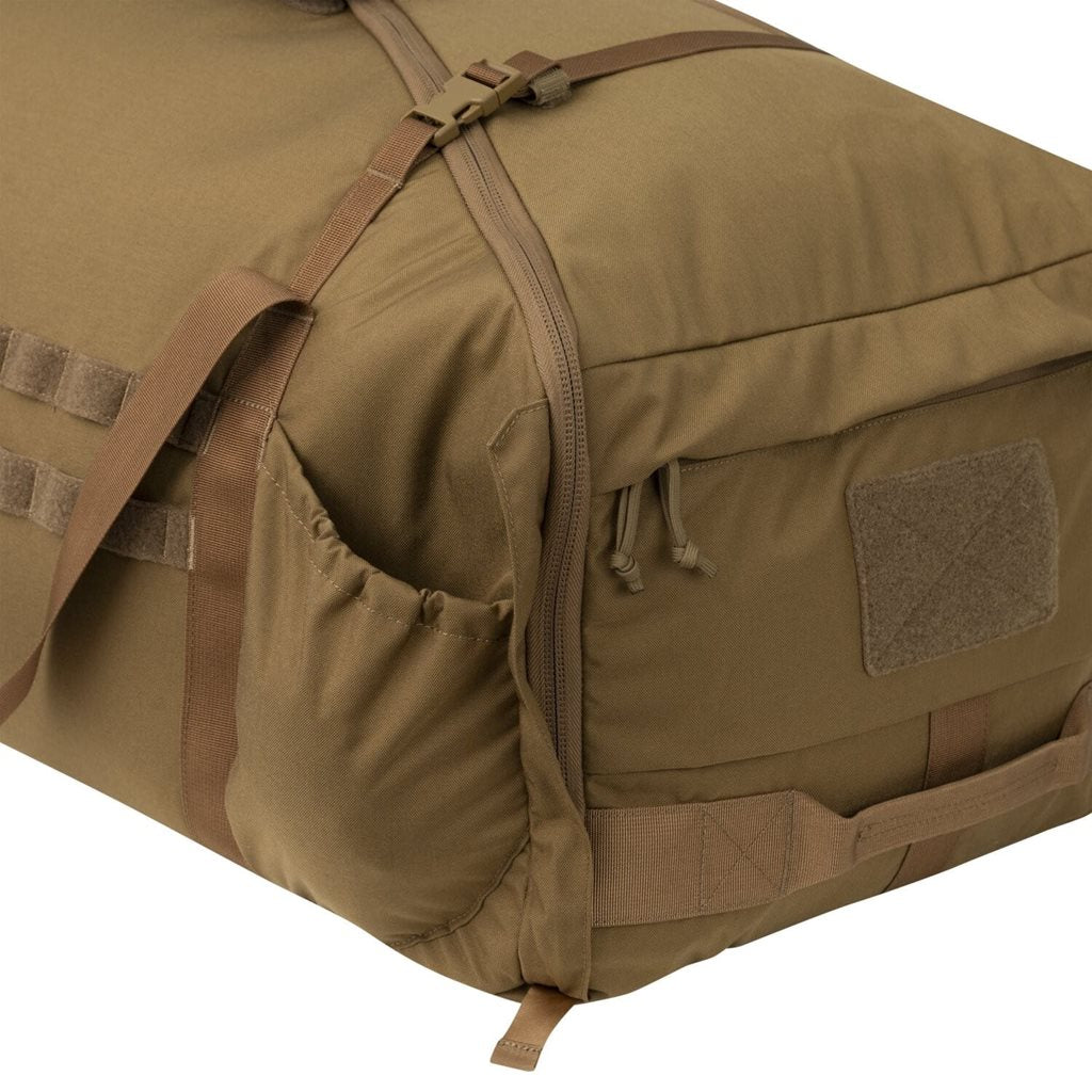 Taška ALIEN negra de nylon Cordura con apertura de cuatro cremalleras diagonales