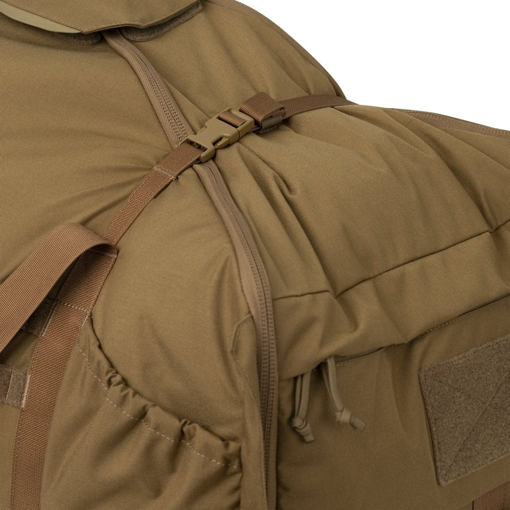 Taška ALIEN negra de nylon Cordura con apertura de cuatro cremalleras diagonales