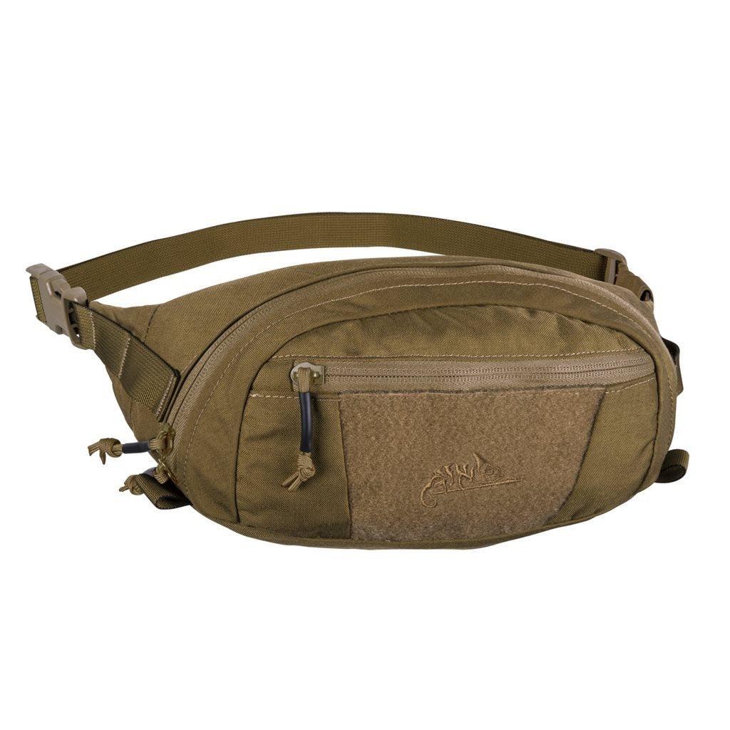 Riñonera BANDICOOT® negra, ligera y modular vista frontal
