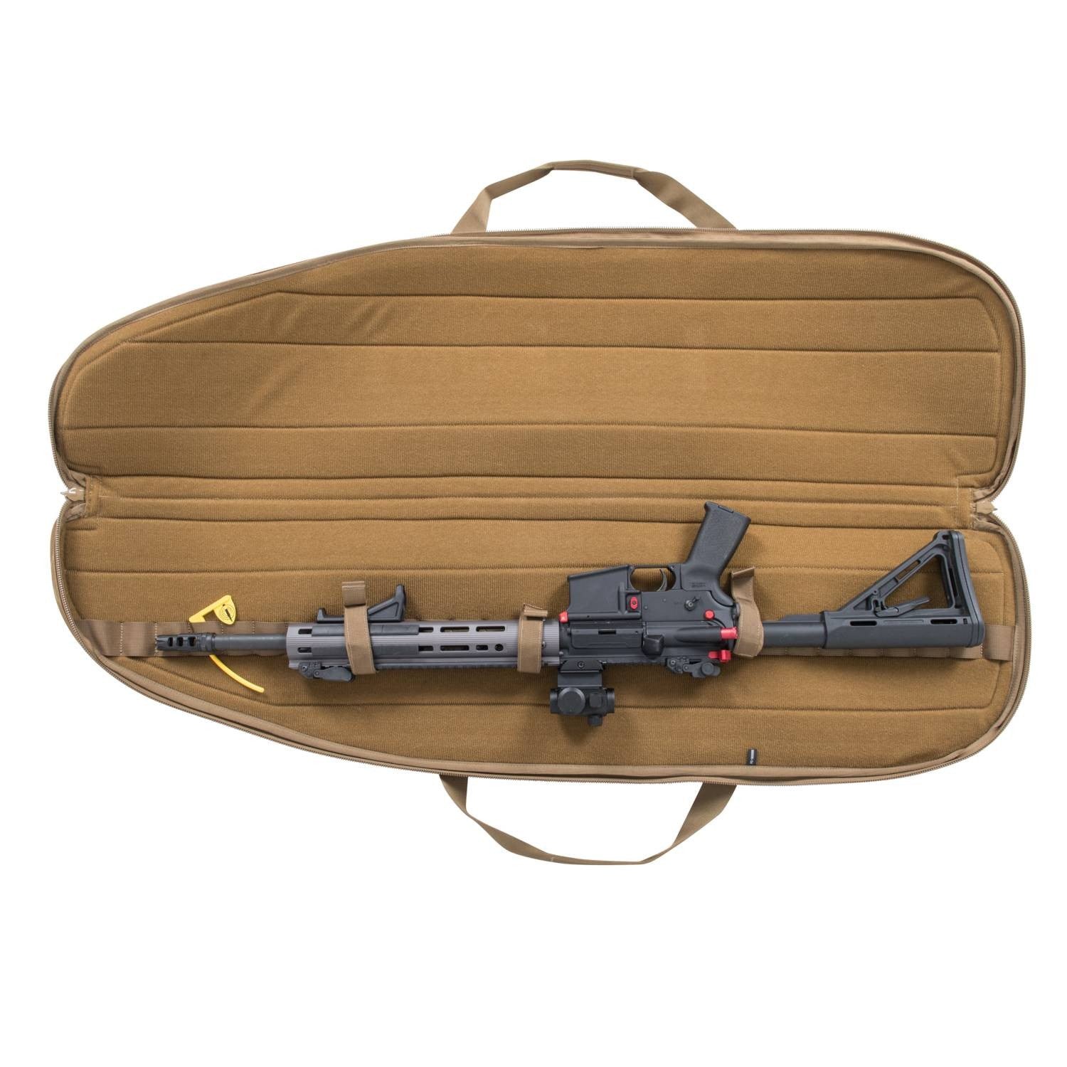 Funda para rifle BASIC RIFLE negra, estuche para arma larga con asas y correa ajustable