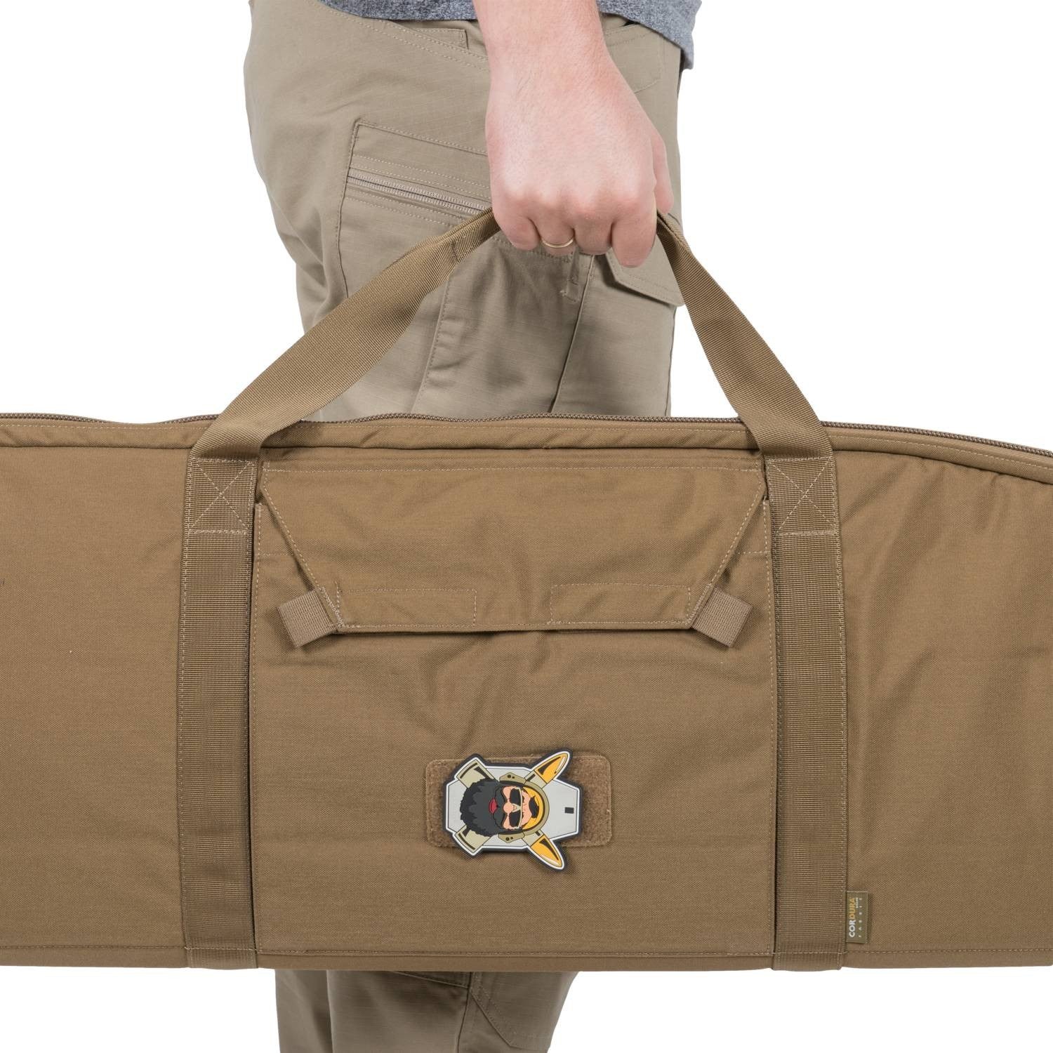 Funda para rifle BASIC RIFLE negra, estuche para arma larga con asas y correa ajustable