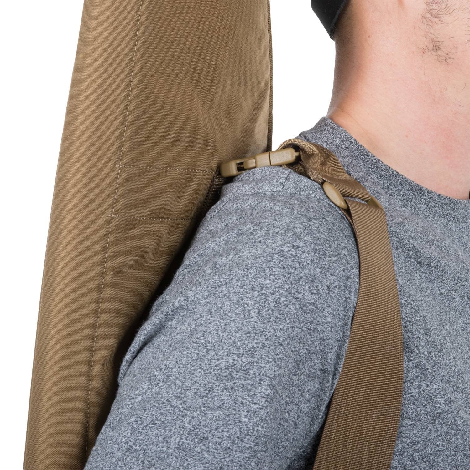 Funda para rifle BASIC RIFLE negra, estuche para arma larga con asas y correa ajustable