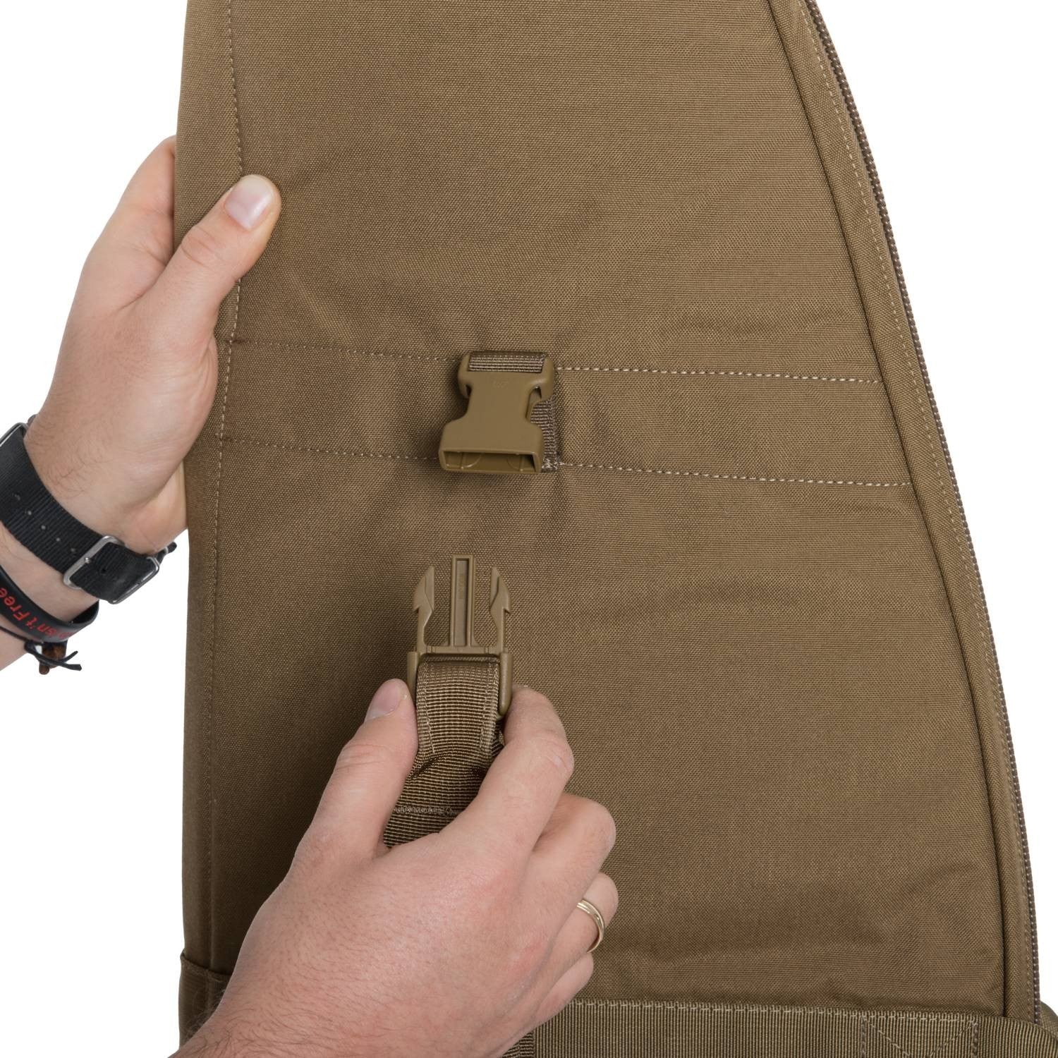 Funda para rifle BASIC RIFLE negra, estuche para arma larga con asas y correa ajustable
