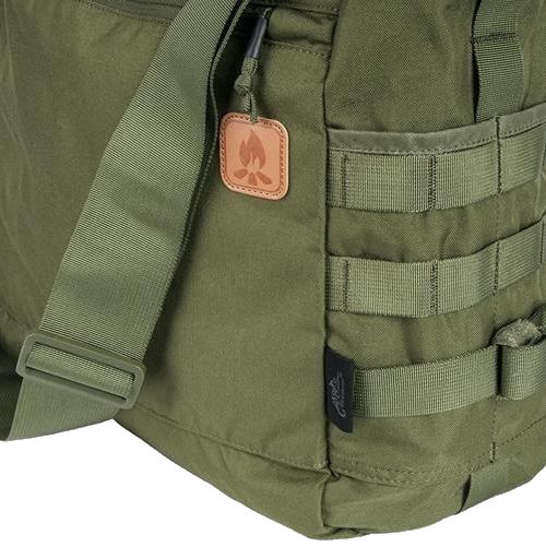 Bolsa BUSHCRAFT SATCHEL Cordura negra con correa desmontable y paneles PALS/MOLLE