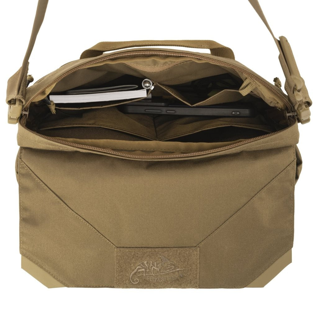 Bolsa de hombro Claymore Coyote 4,5 L en Cordura 500D, 14 bolsillos