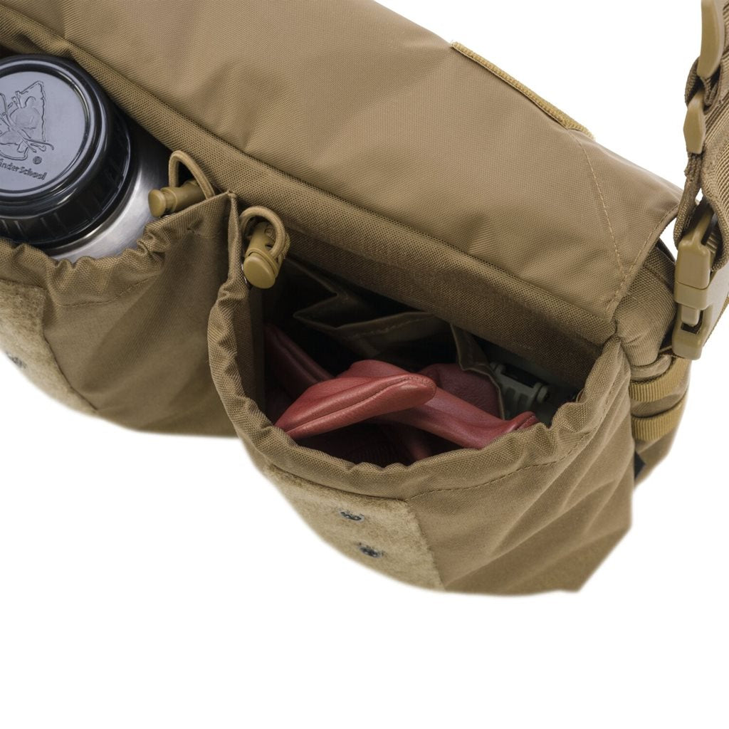 Bolsa de hombro Claymore Coyote 4,5 L en Cordura 500D, 14 bolsillos