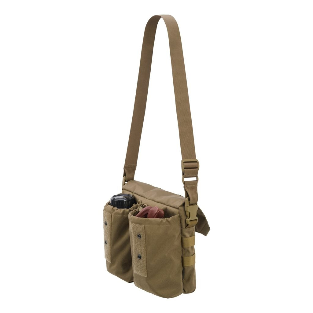 Bolsa de hombro Claymore Coyote 4,5 L en Cordura 500D, 14 bolsillos