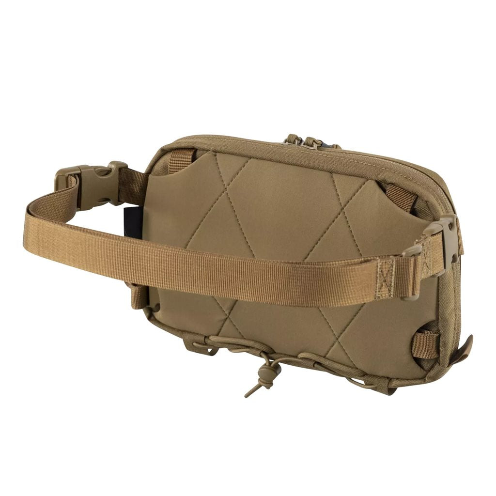 Bolsa pectoral NUMBAT® SMALL negra, variante compacta convertible en riñonera