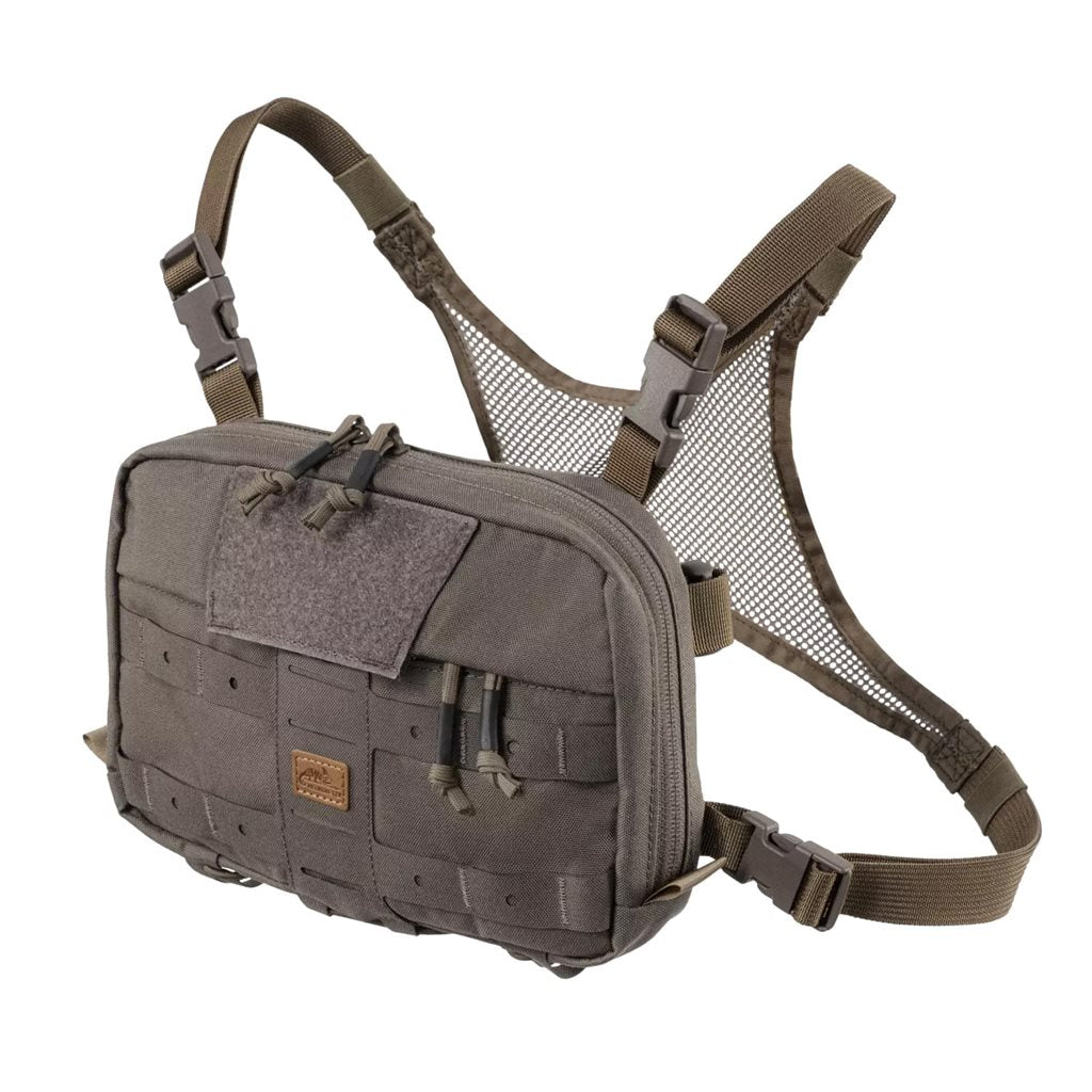 Bolsa pectoral NUMBAT® Small negra vista de producto, compacta y convertible en riñonera