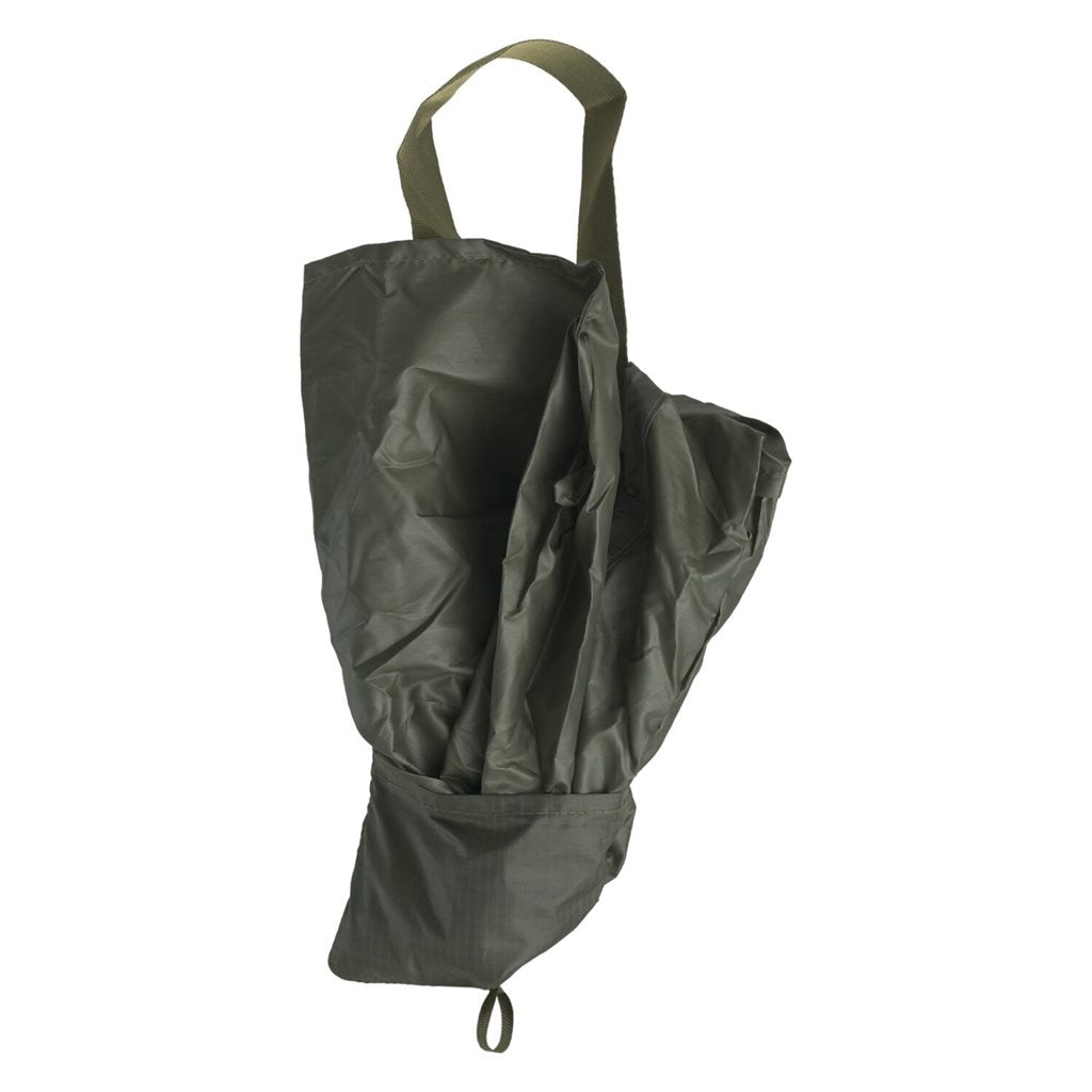 Bolsa bandolera CARRYALL DAILY BAG negra en poliéster rip-stop, ligera y resistente
