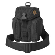 Bolsa bandolera ESSENTIAL KITBAG negra, Cordura, 2,5 L, 22x12x9 cm, correa extraíble compatible MOLLE/PALS