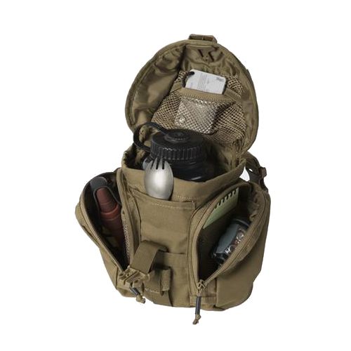 Bolsa bandolera ESSENTIAL KITBAG negra, Cordura, 2,5 L, 22x12x9 cm, correa extraíble compatible MOLLE/PALS