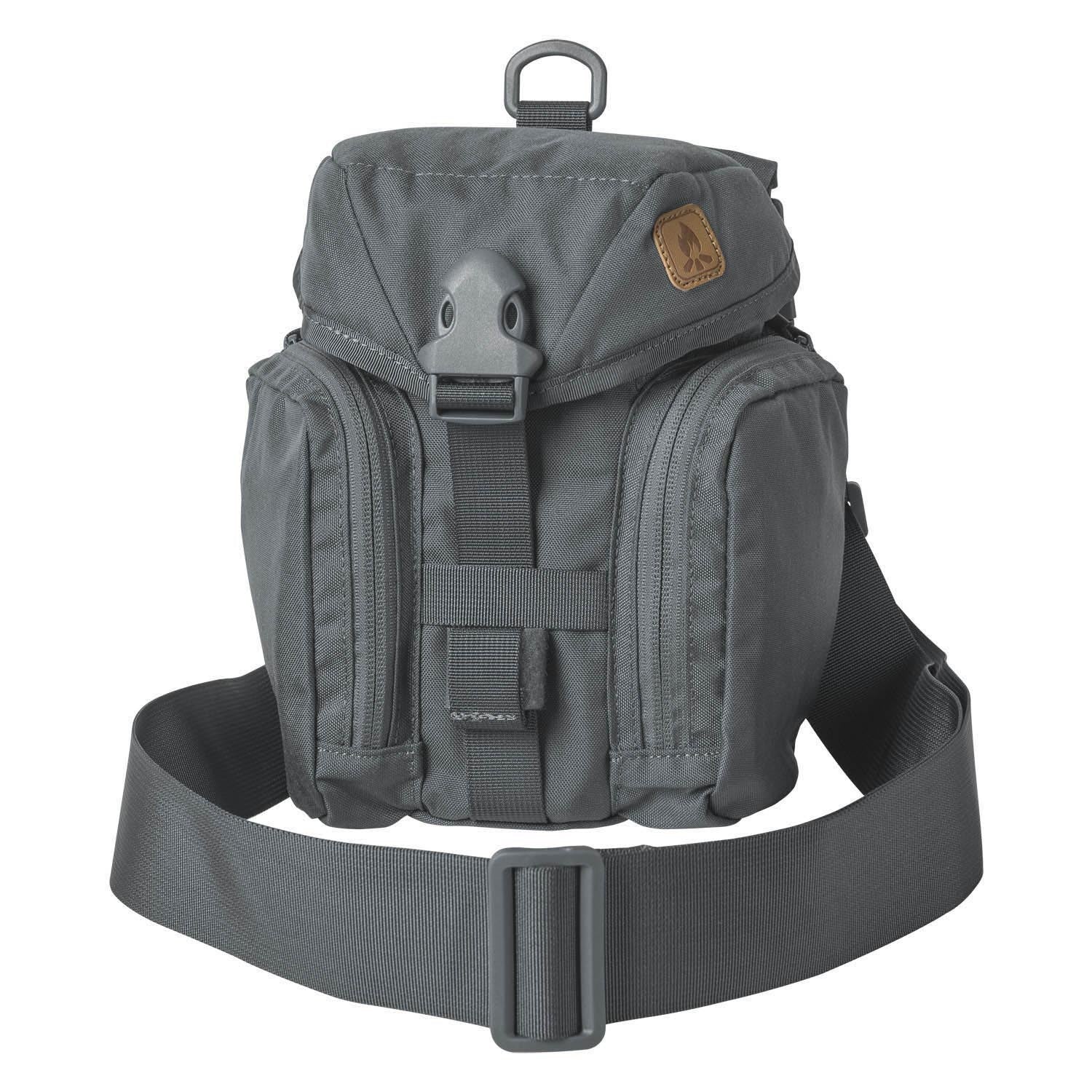 Bolsa bandolera ESSENTIAL KITBAG negra, Cordura, 2,5 L, 22x12x9 cm, correa extraíble compatible MOLLE/PALS
