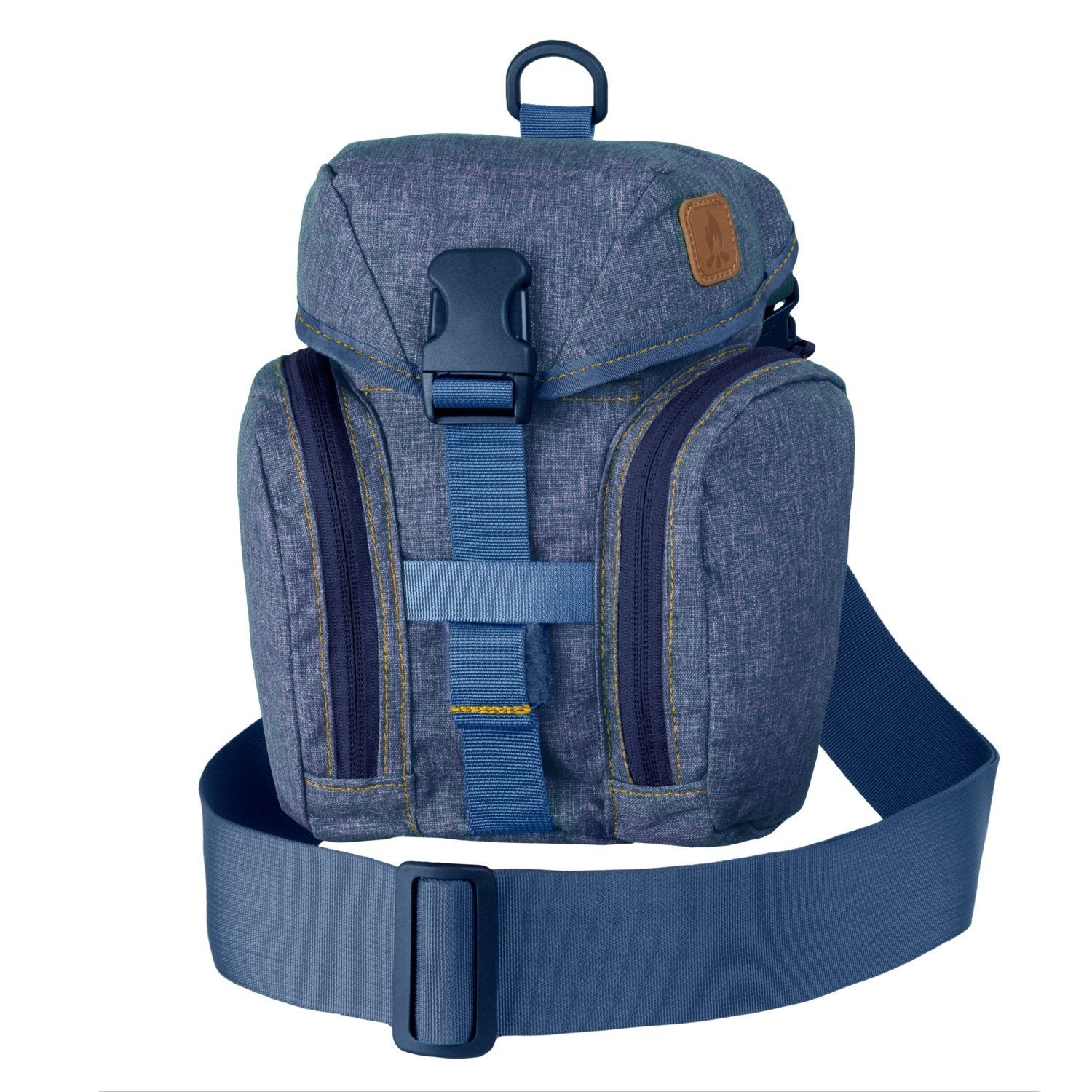 Bolsa bandolera ESSENTIAL KITBAG negra, Cordura, 2,5 L, 22x12x9 cm, correa extraíble compatible MOLLE/PALS