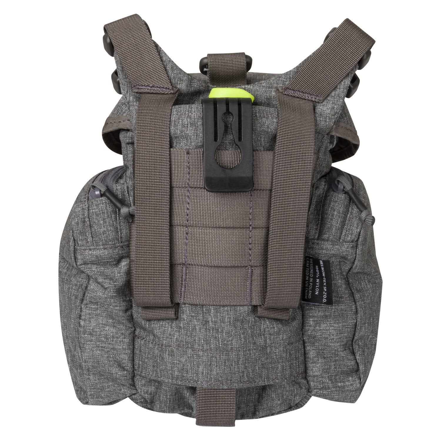 Bolsa bandolera ESSENTIAL KITBAG negra, Cordura, 2,5 L, 22x12x9 cm, correa extraíble compatible MOLLE/PALS