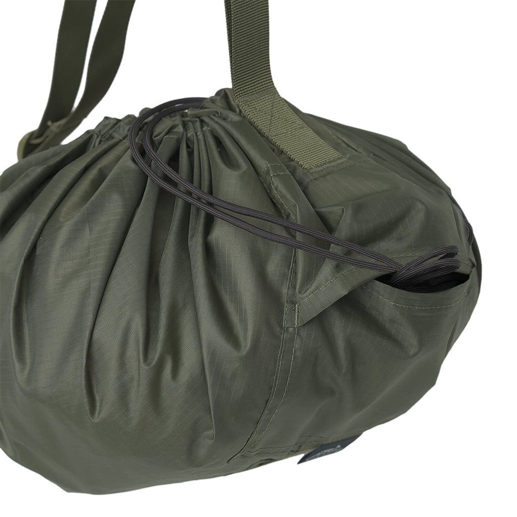 Bolso bandolera EXFILL negro 5,8 L, plegable y ligero