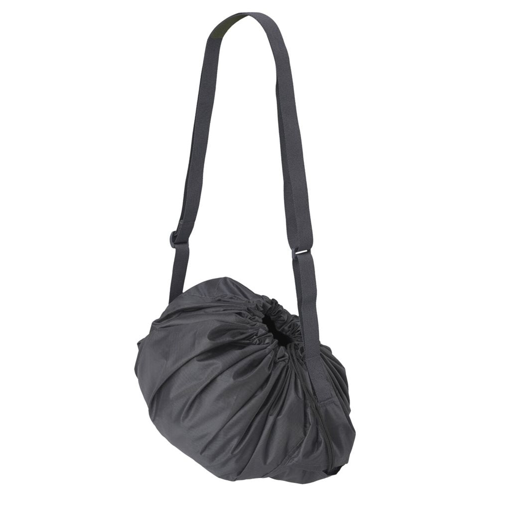 Bolsa de hombro EXFILL negra, plegable y ligera, capacidad aprox. 5,8 L