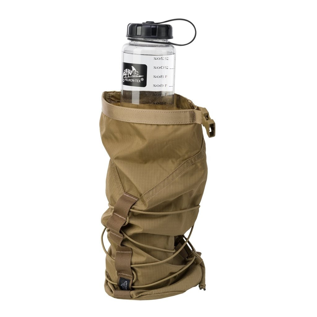 Vak FOXHOLE negro: bolsa resistente con correa ajustable, uso hombro/cintura y compatible con MOLLE/PALS