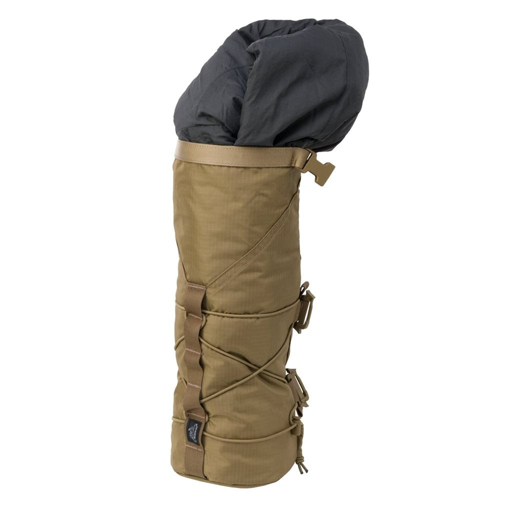 Vak FOXHOLE negro: bolsa resistente con correa ajustable, uso hombro/cintura y compatible con MOLLE/PALS
