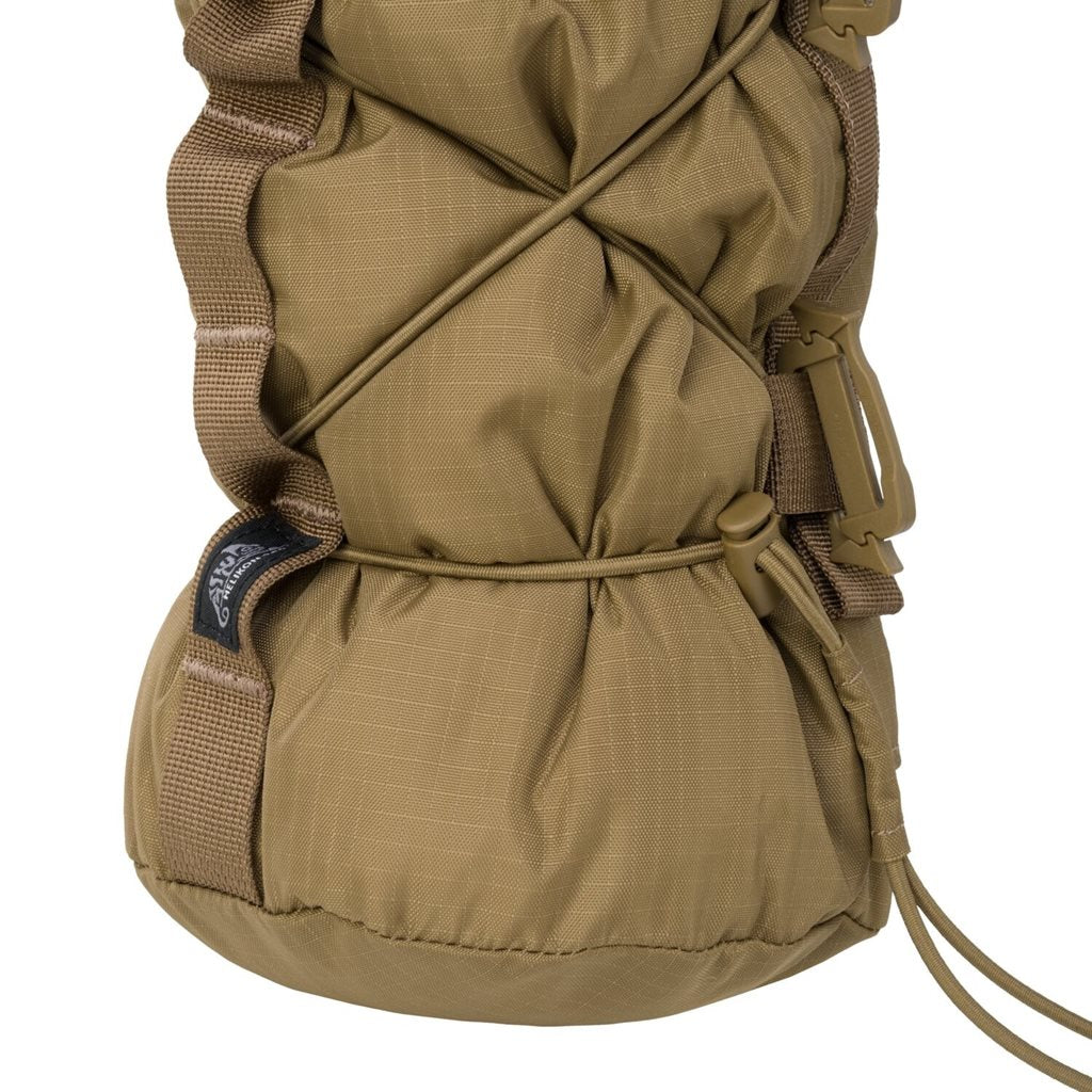 Vak FOXHOLE negro: bolsa resistente con correa ajustable, uso hombro/cintura y compatible con MOLLE/PALS
