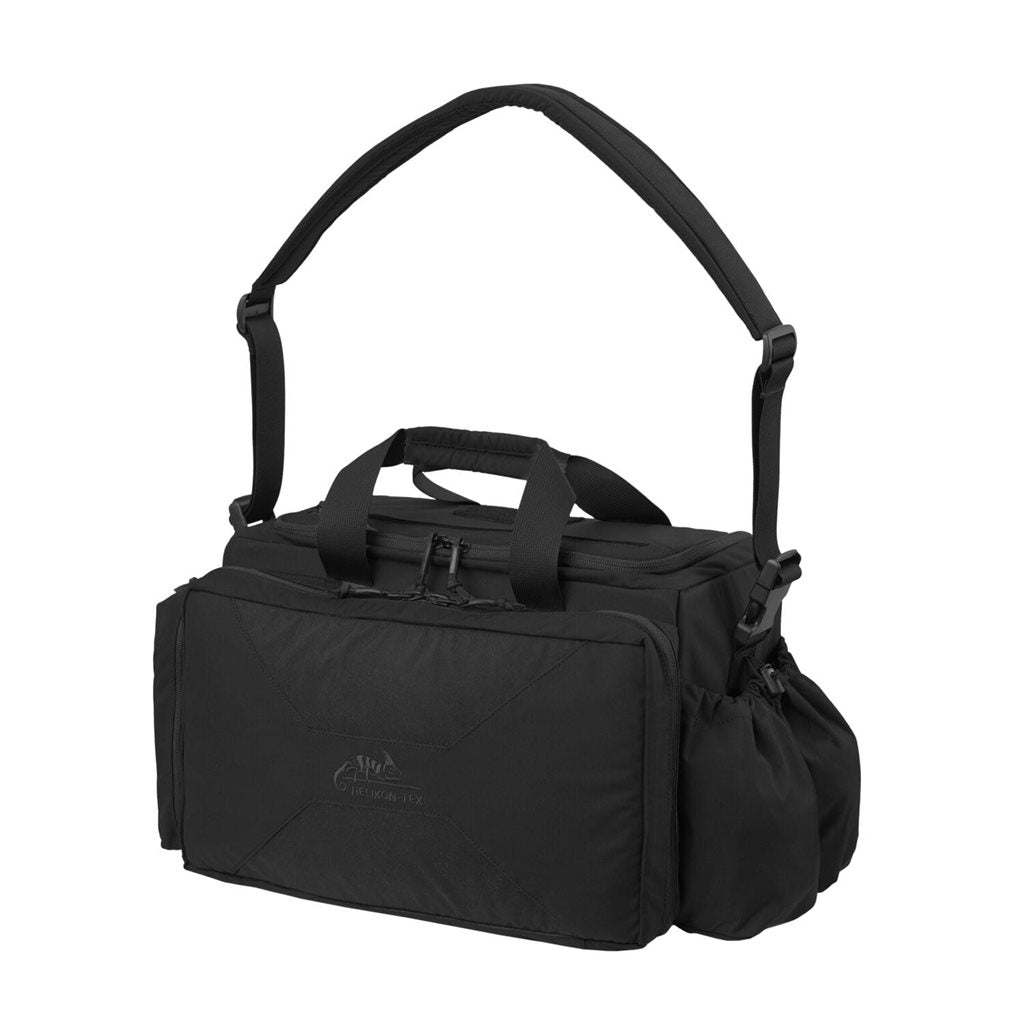 Bolsa táctica MISSION Cordura® negra con base de tacos de goma