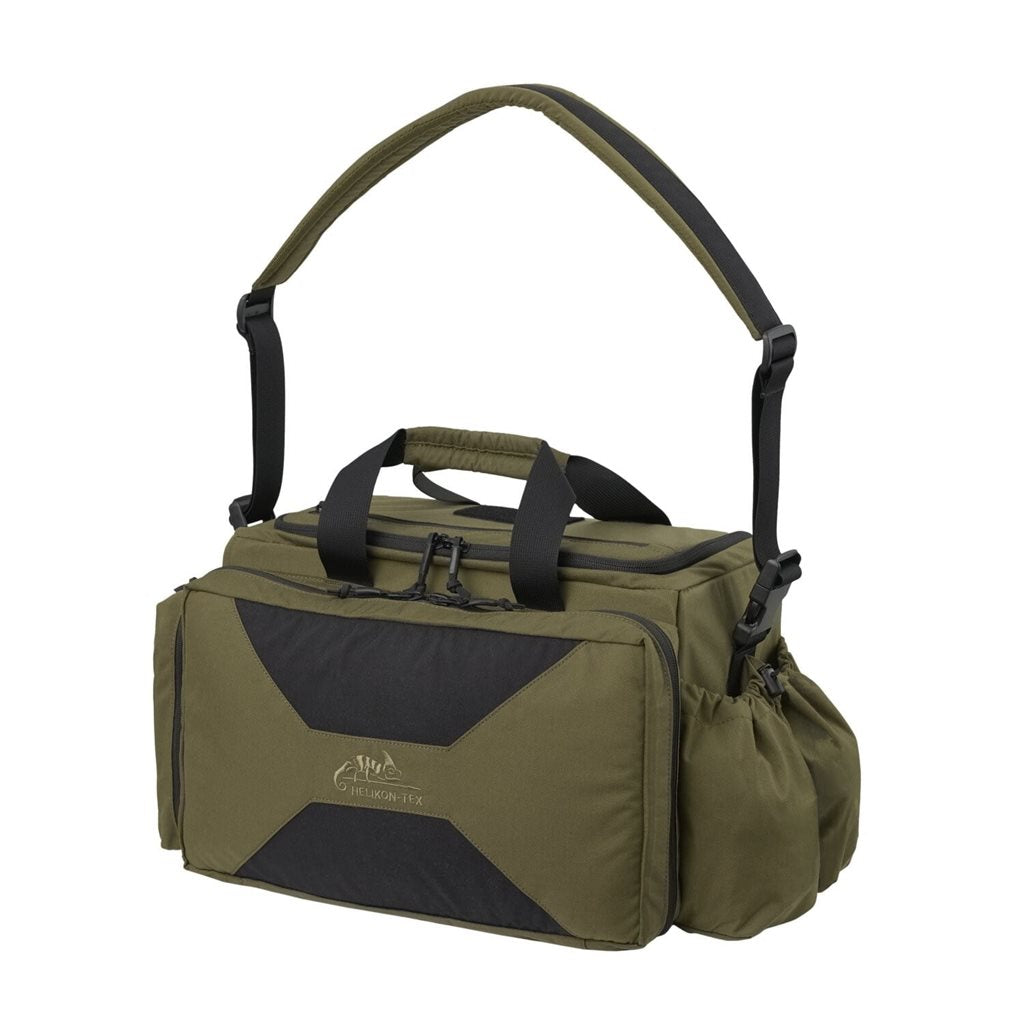 Bolsa táctica MISSION Cordura® negra con base de tacos de goma