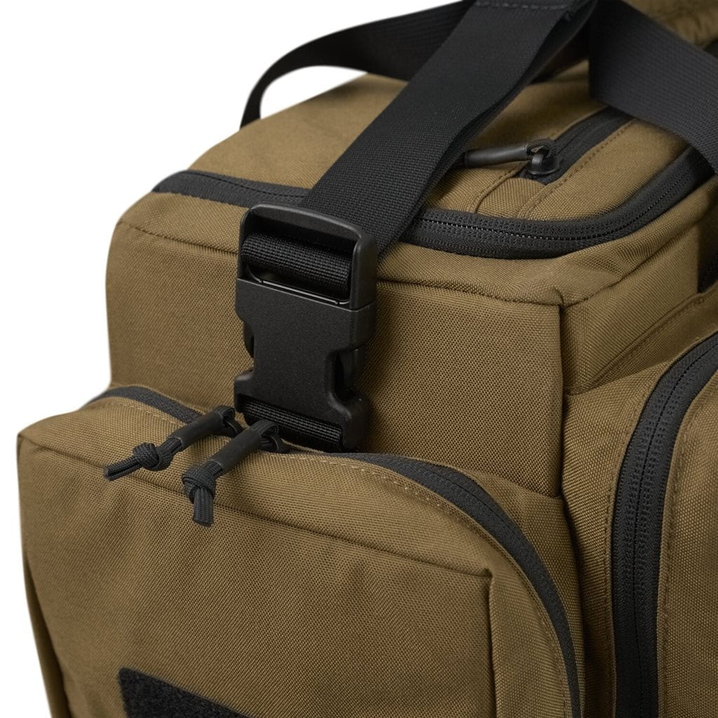 Bolsa táctica MISSION Cordura® negra con base de tacos de goma