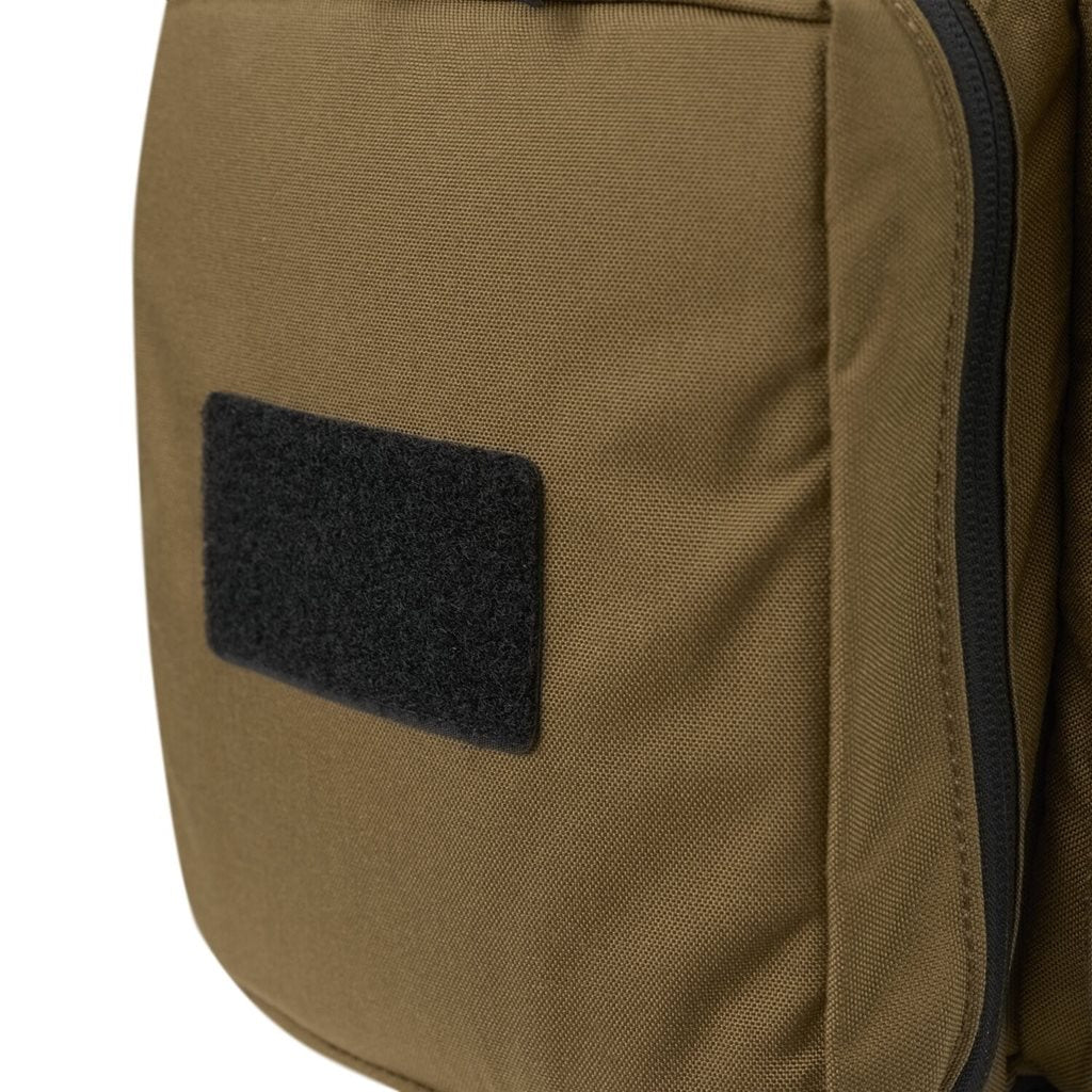 Bolsa táctica MISSION Cordura® negra con base de tacos de goma