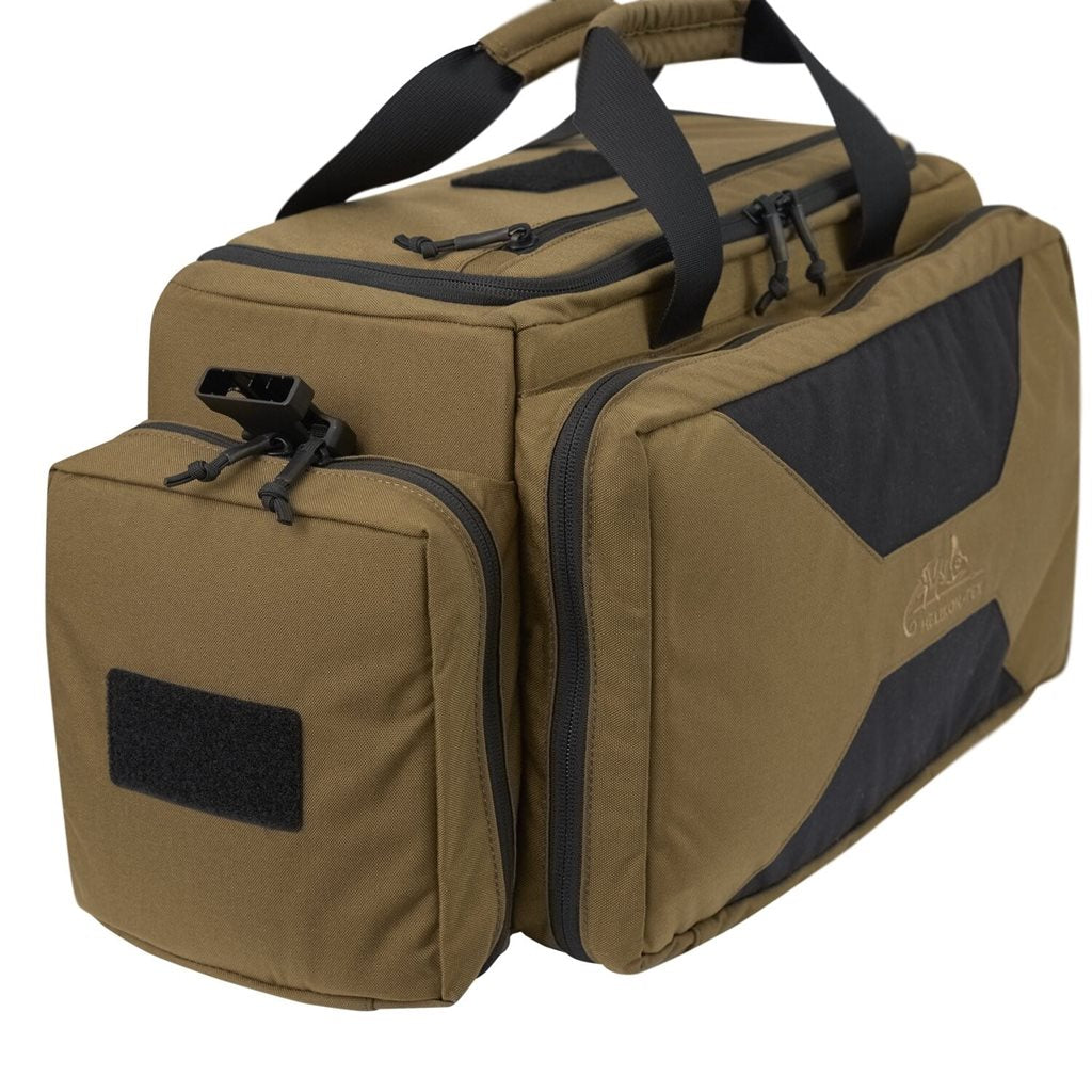 Bolsa táctica MISSION Cordura® negra con base de tacos de goma