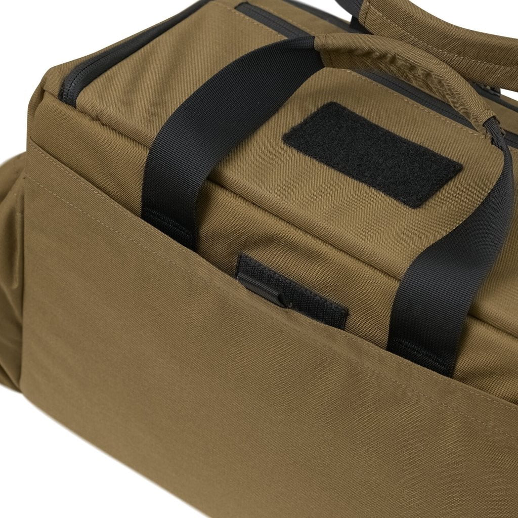 Bolsa táctica MISSION Cordura® negra con base de tacos de goma