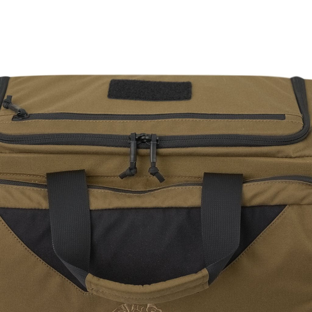Bolsa táctica MISSION Cordura® negra con base de tacos de goma