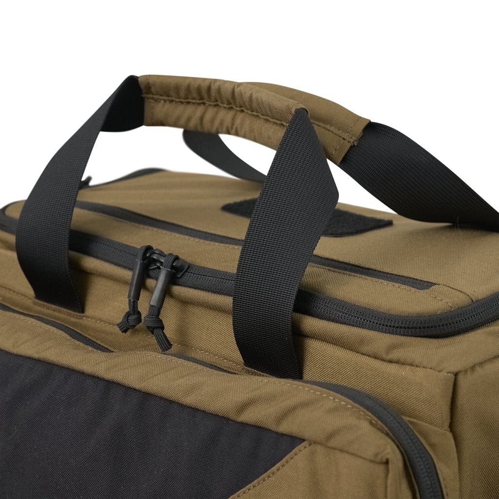Bolsa táctica MISSION Cordura® negra con base de tacos de goma