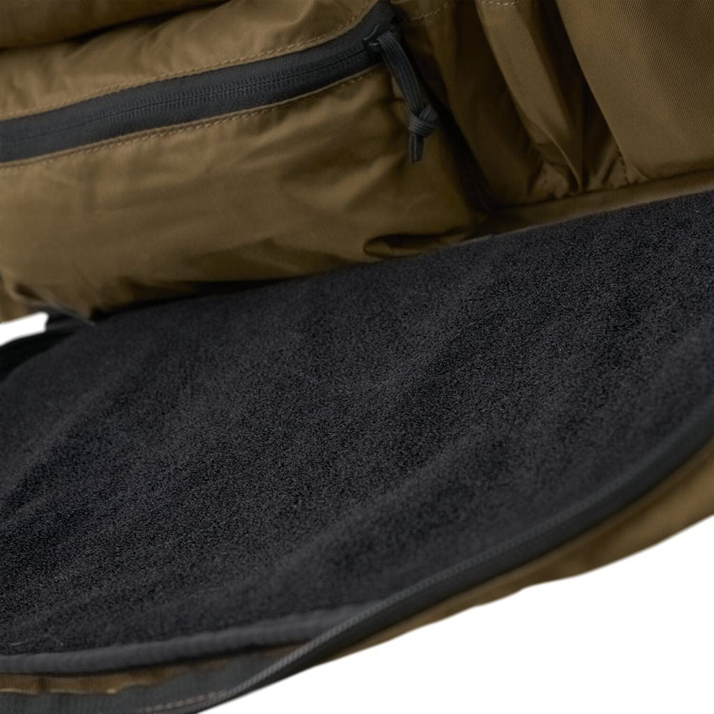 Bolsa táctica MISSION Cordura® negra con base de tacos de goma