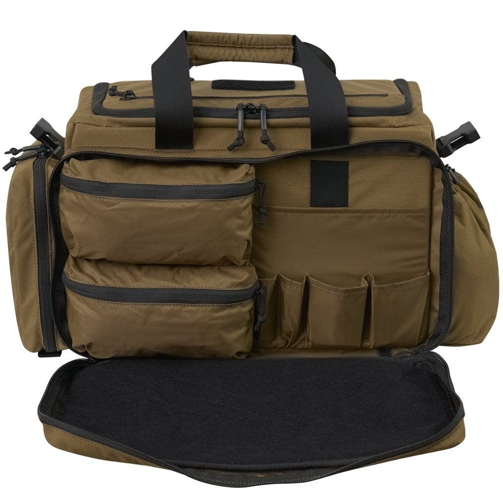 Bolsa táctica MISSION Cordura® negra con base de tacos de goma