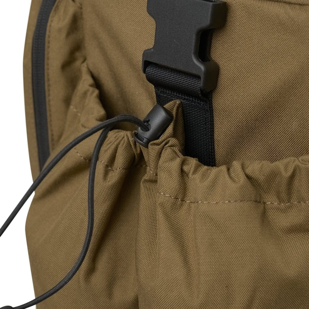 Bolsa táctica MISSION Cordura® negra con base de tacos de goma