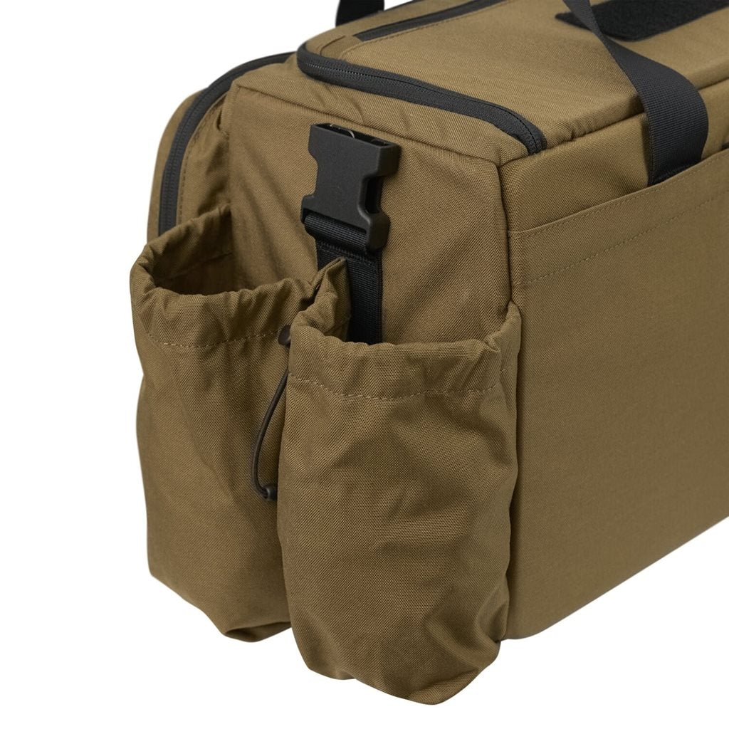 Bolsa táctica MISSION Cordura® negra con base de tacos de goma
