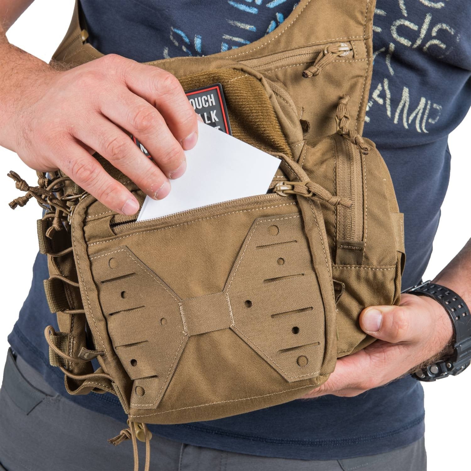 Bolsa EDC negra vista frontal