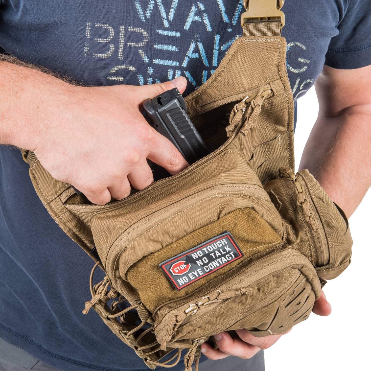 Bolsa EDC negra vista frontal