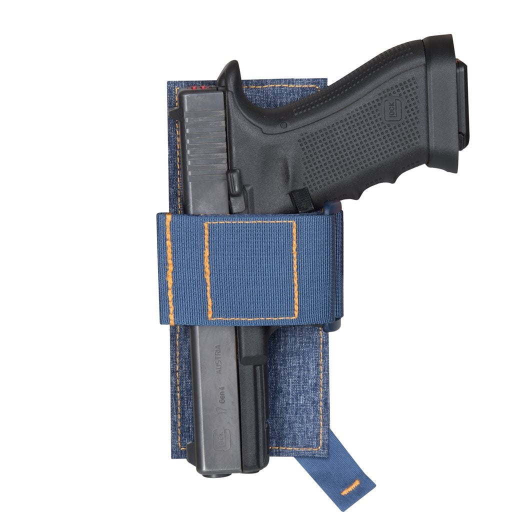 Bolso bandolera EDC NP azul, compacto con compartimento principal y organizador interior