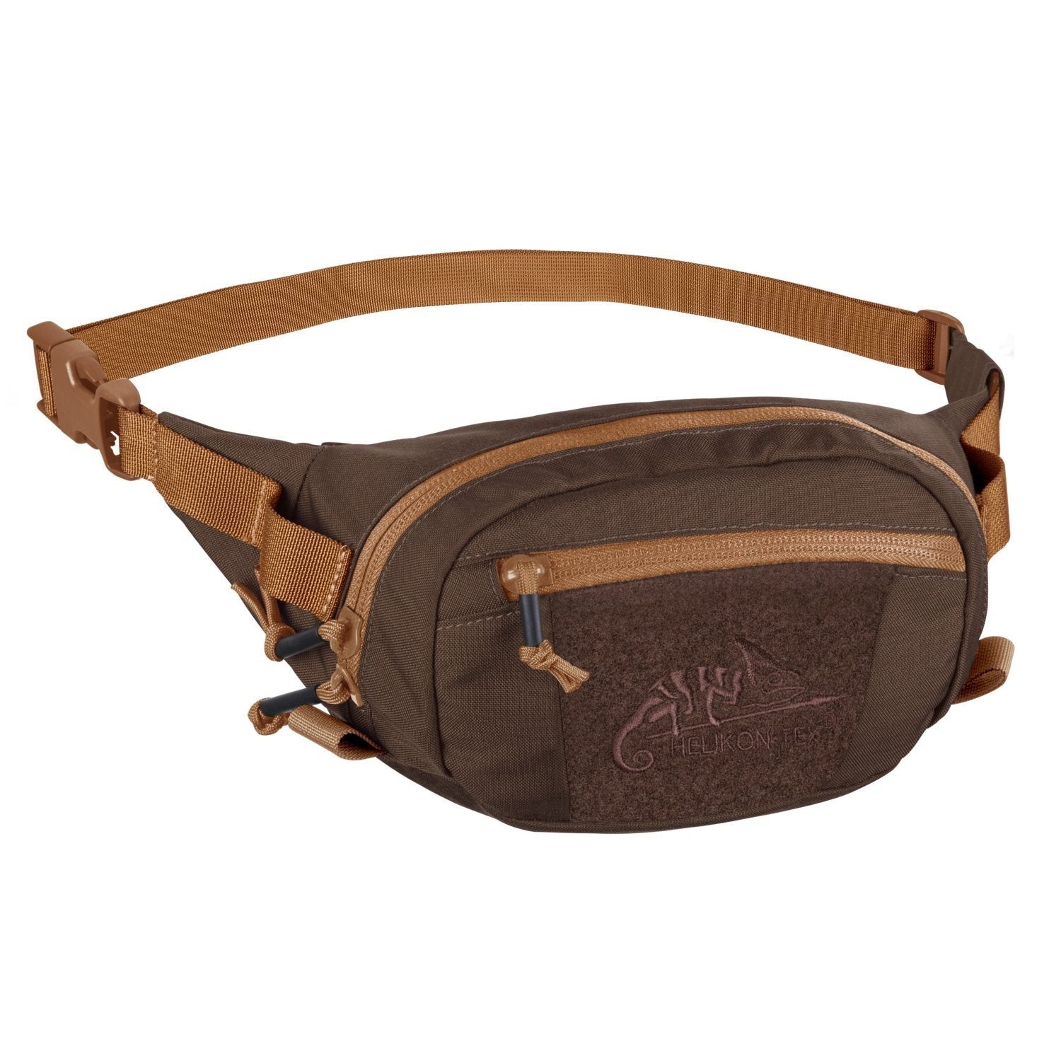 Riñonera POSSUM® Earth Brown/Clay, compacta con organizador interior fijo