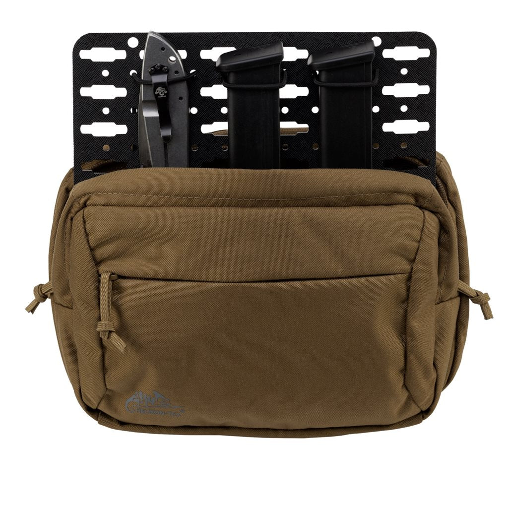 Riñonera RAT CCW negra de Cordura con 3 bolsillos y panel desmontable